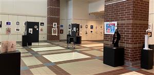 Gallery at the Pinellas Scholastic Art Awards 